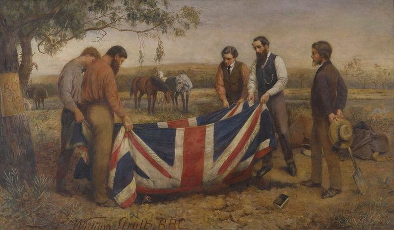 William Strutt The Burial of Burke Norge oil painting art